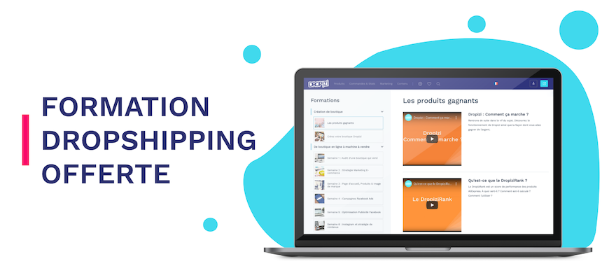 modules de formation dropshipping